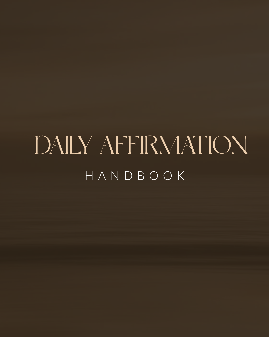 Daily Affirmation Handbook