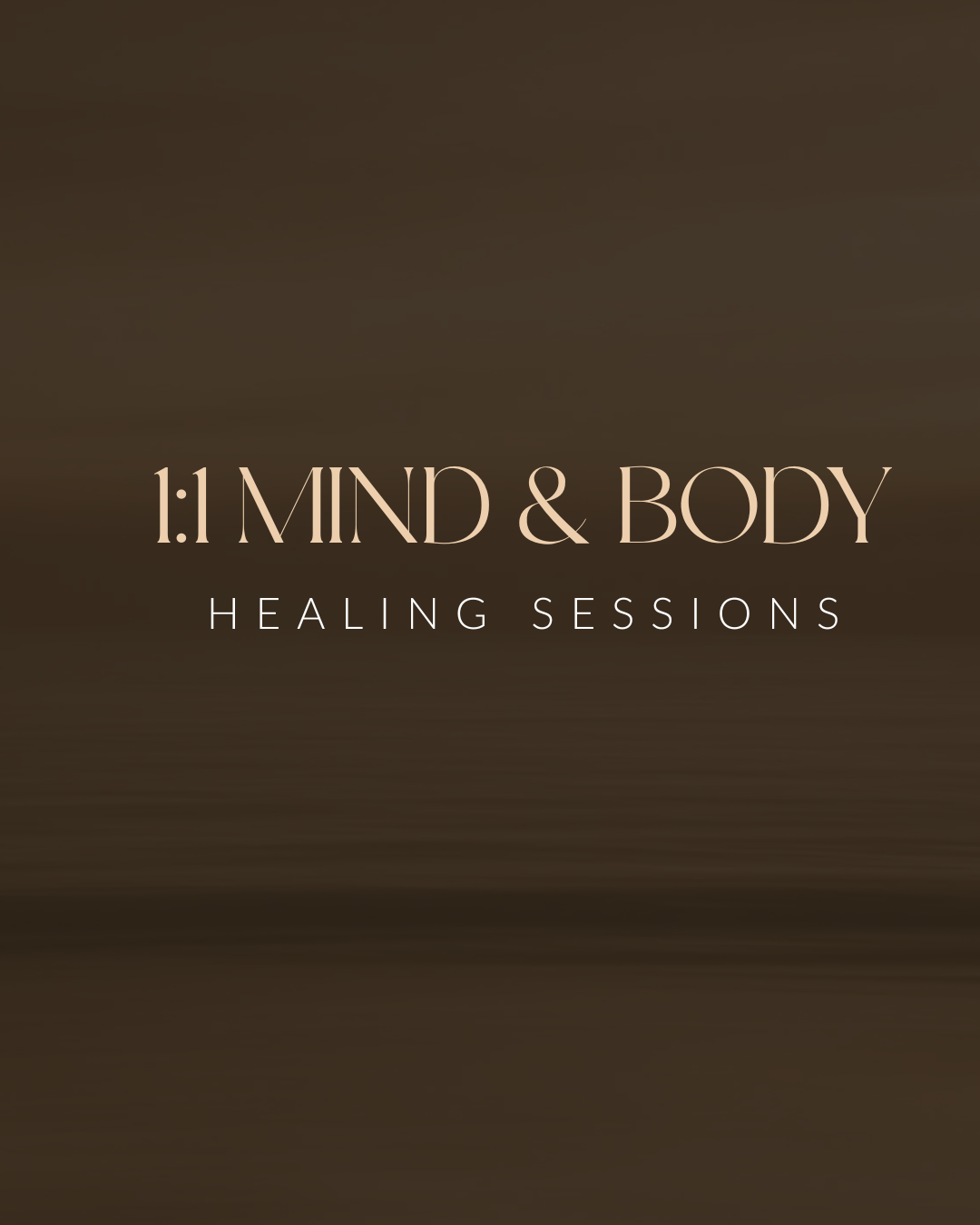 1:1 Healing Sessions